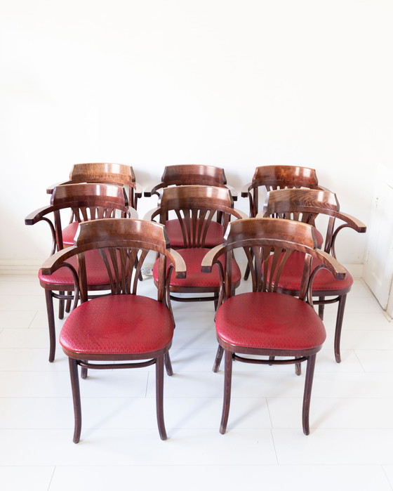 Image 1 of 8x chaises de café Thonet