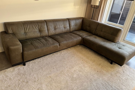 Sofa Microfiber Leather Olive Green