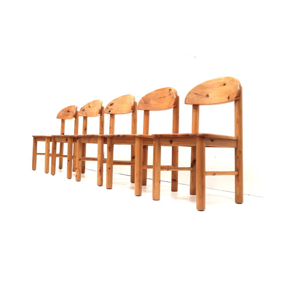 Image 1 of 5 chaises Rainer Daumiller des années 1970