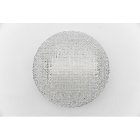 Image 1 of Lampada da soffitto vintage in vetro trasparente a filo, Germania 1960
