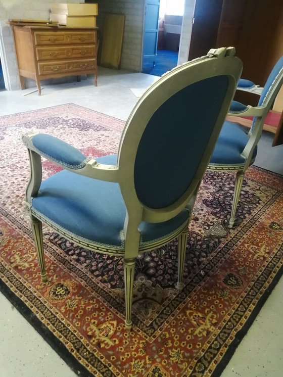 Image 1 of Set of Medallion Chairs