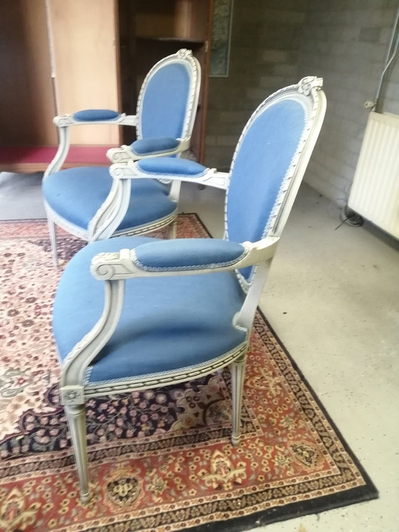 Image 1 of Set of Medallion Chairs