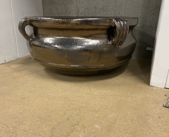 Image 1 of Bronze pot ceramic