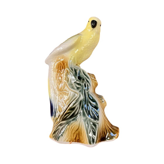 Image 1 of Ceramic Parrot Figurine, Brazil 1980S