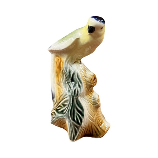 Ceramic Parrot Figurine, Brazil 1980S