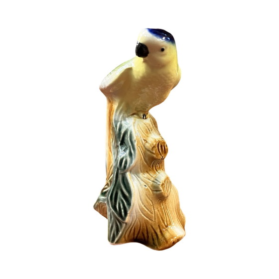 Image 1 of Ceramic Parrot Figurine, Brazil 1980S