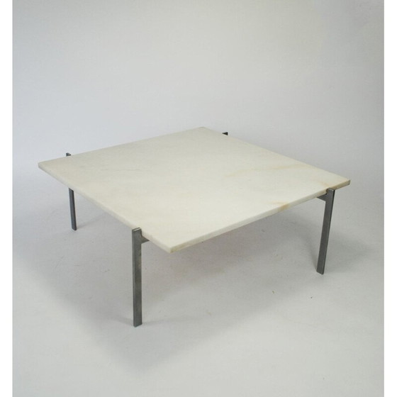 Image 1 of Vintage PK61 marble coffee table by Poul Kjaerholm for E. Kold Christensen, 1956