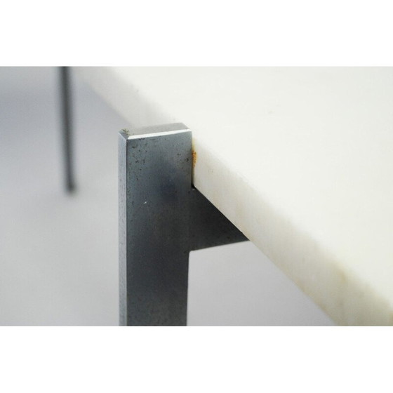 Image 1 of Vintage PK61 marble coffee table by Poul Kjaerholm for E. Kold Christensen, 1956