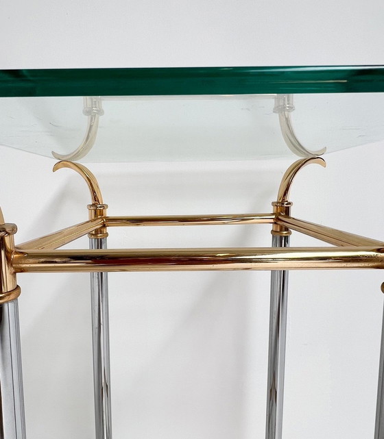 Image 1 of Paris gold and silver side table, 1960's