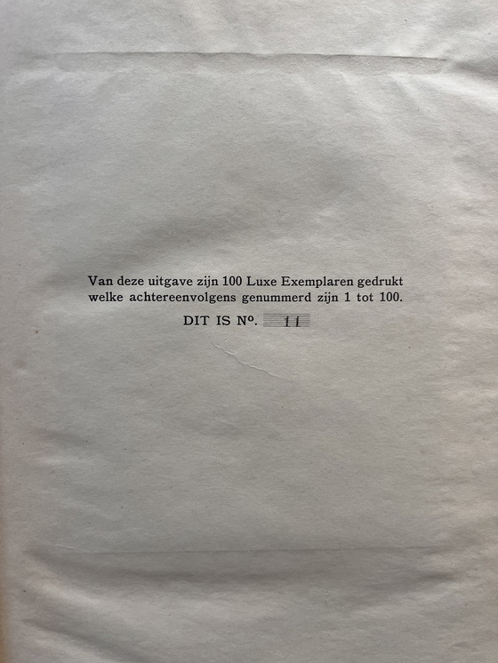 Image 1 of Jan Mankes 1889-1920 / Libro de obras raras 1927 (Edición limitada n.° 11 de 100)