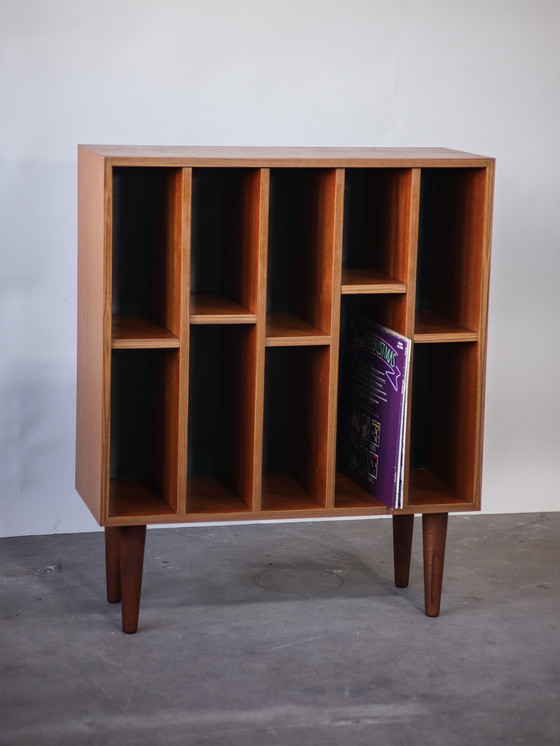 Image 1 of Compartmented Danish record cabinet 1960s