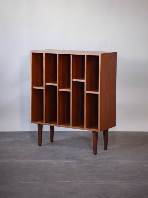 Compartmented Danish record cabinet 1960s