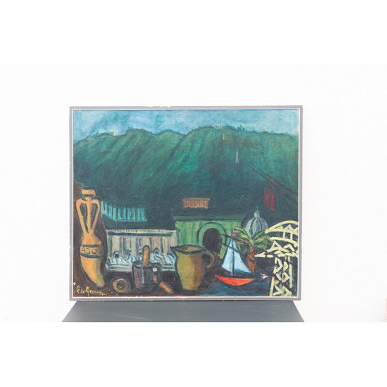 Image 1 of Dipinto d'epoca di Giuseppe dè Gennaro, Italia 1959