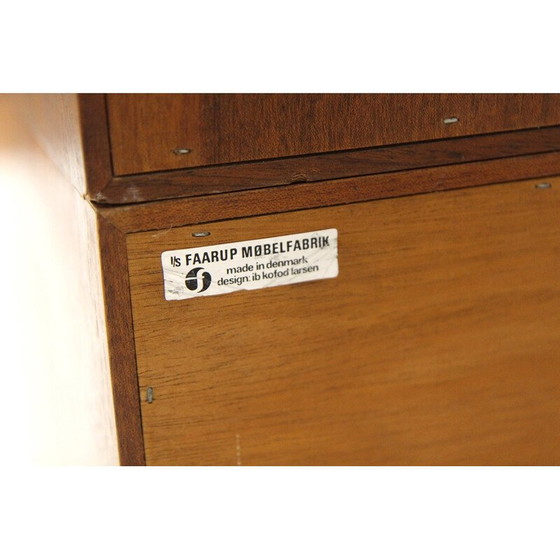 Image 1 of Vintage rosewood bookcase by Ib Kofod Larsen for Faarup Møbelfabrik, Sweden 1960