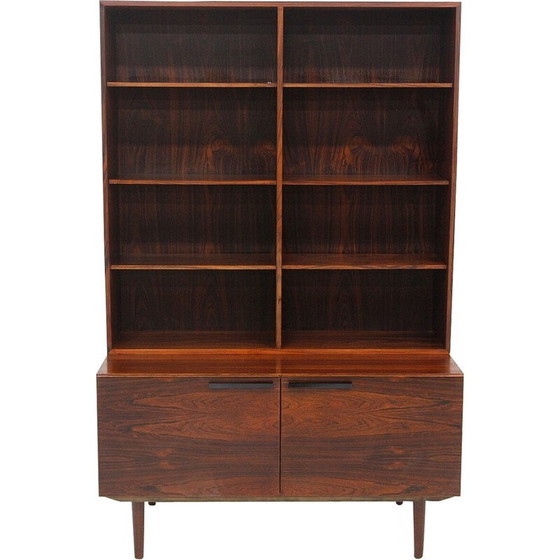 Image 1 of Vintage rosewood bookcase by Ib Kofod Larsen for Faarup Møbelfabrik, Sweden 1960