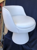 Vintage Armchair For Dressing Table White