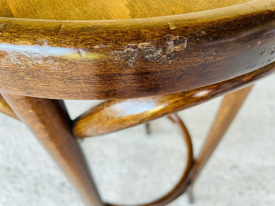 Image 1 of Vintage Bentwood Barstool Thonet Style