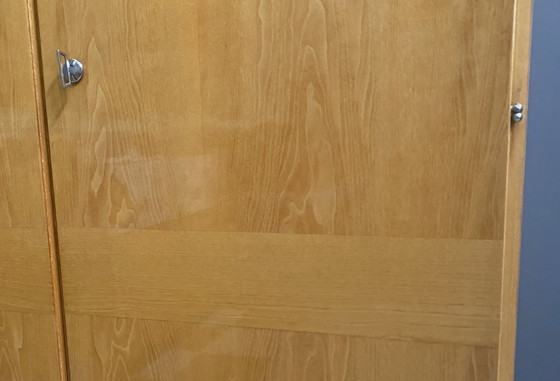 Image 1 of Wardrobe cabinet in Ash wood by František Mezulánik for Novy Domov