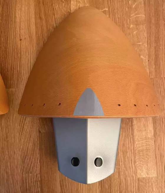 Image 1 of 2 applique vintage in legno e metallo, Francia 1980