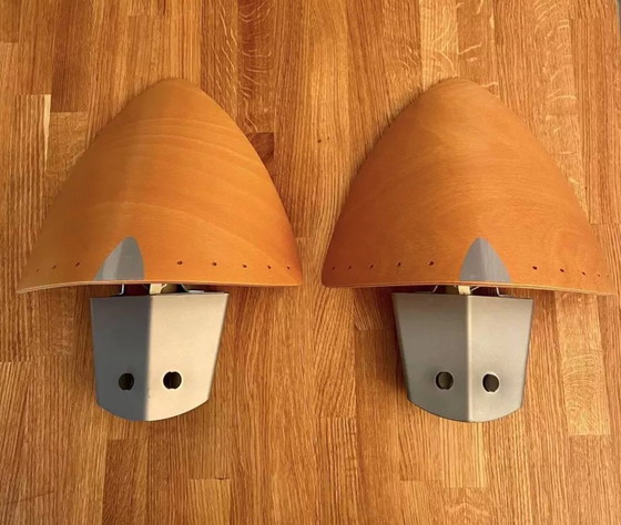 Image 1 of 2 applique vintage in legno e metallo, Francia 1980