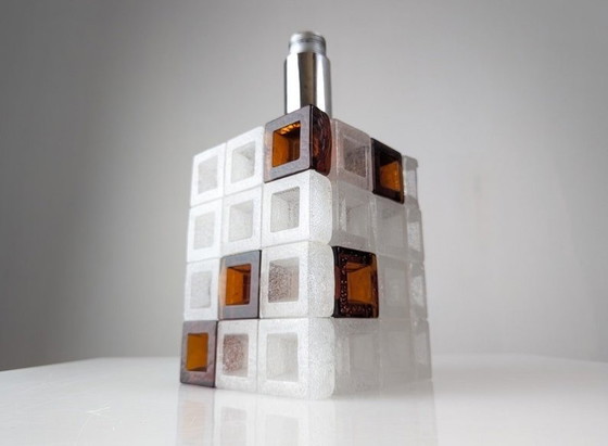 Image 1 of Cube Lamp By Albano Poli For Poliarte 1960S