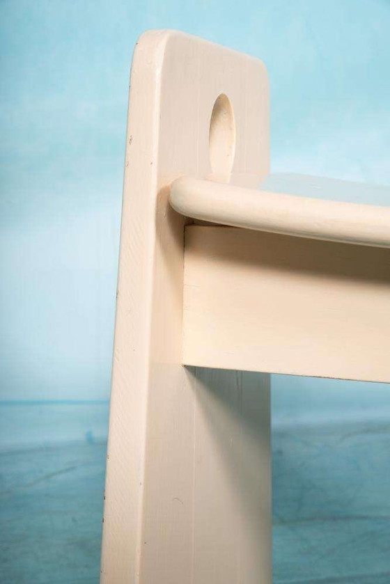 Image 1 of Sgabello vintage di design svedese Gilbert Marklund, sgabello in pino anni '60