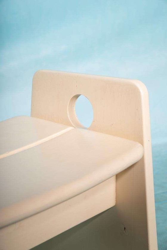 Image 1 of Sgabello vintage di design svedese Gilbert Marklund, sgabello in pino anni '60