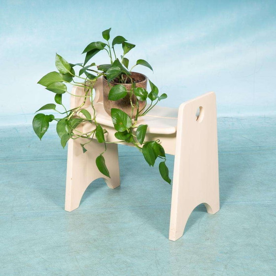 Image 1 of Sgabello vintage di design svedese Gilbert Marklund, sgabello in pino anni '60