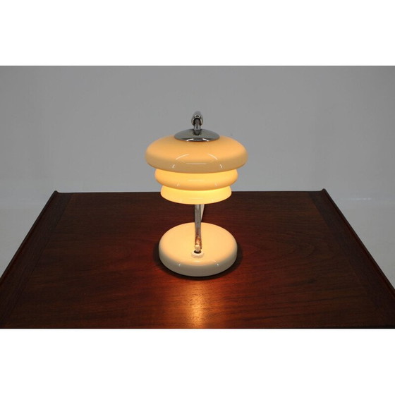 Image 1 of Lampada vintage in vetro e metallo art déco, Cecoslovacchia 1930