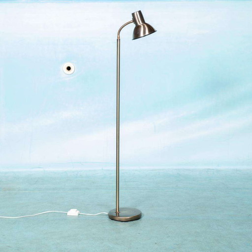 Vintage minimalist floor lamp 1970s, floor lamp Sweden