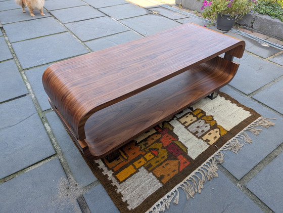 Image 1 of Curved Coffee Table Retro Look