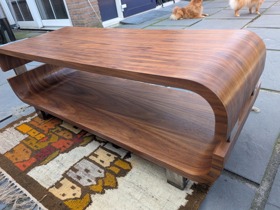 Image 1 of Curved Coffee Table Retro Look