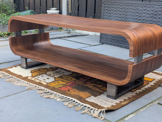 Image 1 of Curved Coffee Table Retro Look