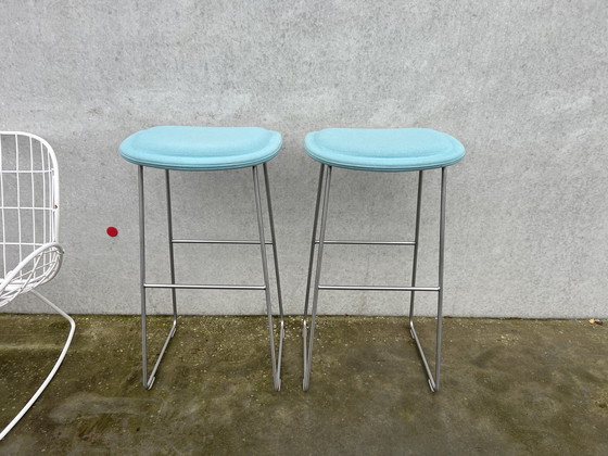 Image 1 of 2X Cappellini High Pad Stool