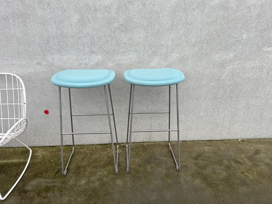 Image 1 of 2X Cappellini High Pad Stool