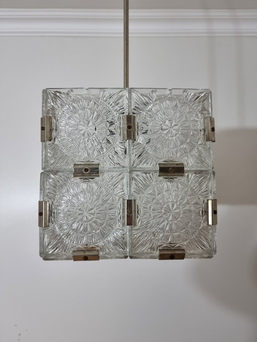 Cube Chandelier From Kamenicky Senov