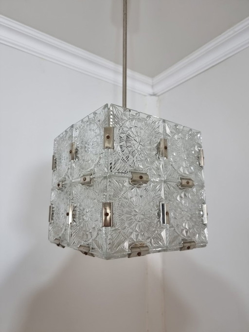 Cube Chandelier From Kamenicky Senov