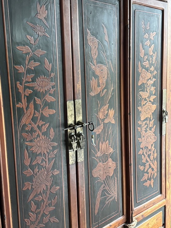 Image 1 of Antique Chinese Cupboard