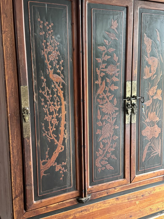 Image 1 of Antique Chinese Cupboard