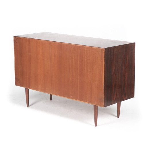 Vintage low sideboard in rosewood for Brouer Møbelfabrik, Denmark 1960