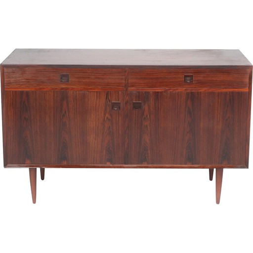 Vintage low sideboard in rosewood for Brouer Møbelfabrik, Denmark 1960