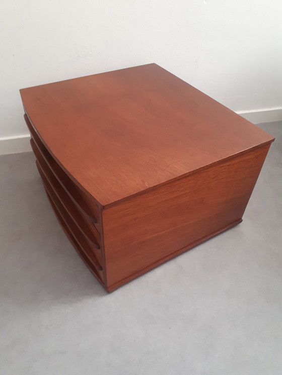 Image 1 of Vintage chest of drawers floating bedside table 