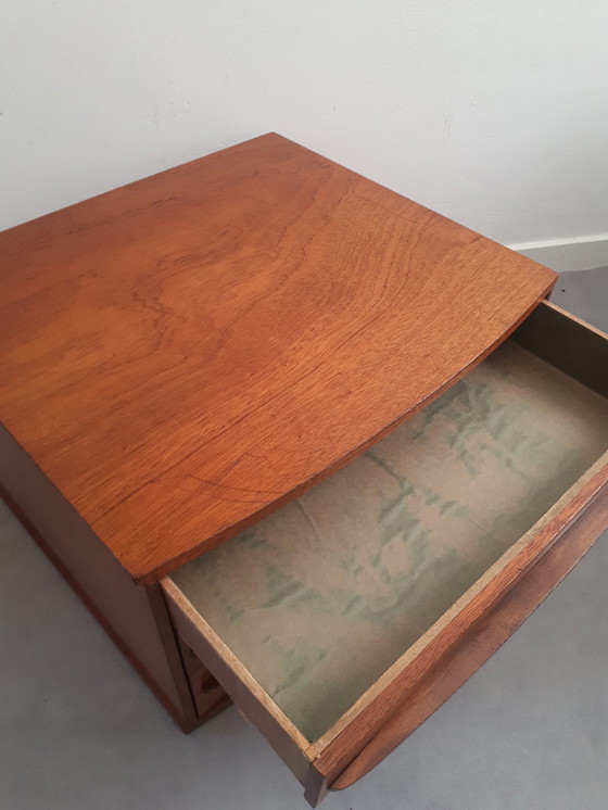 Image 1 of Vintage chest of drawers floating bedside table 