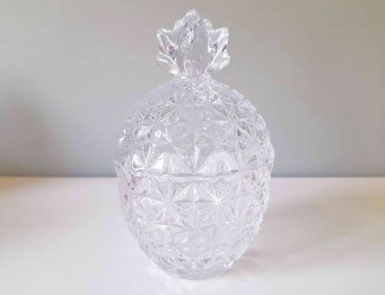 Image 1 of Ananas glas candy or sugar bowl