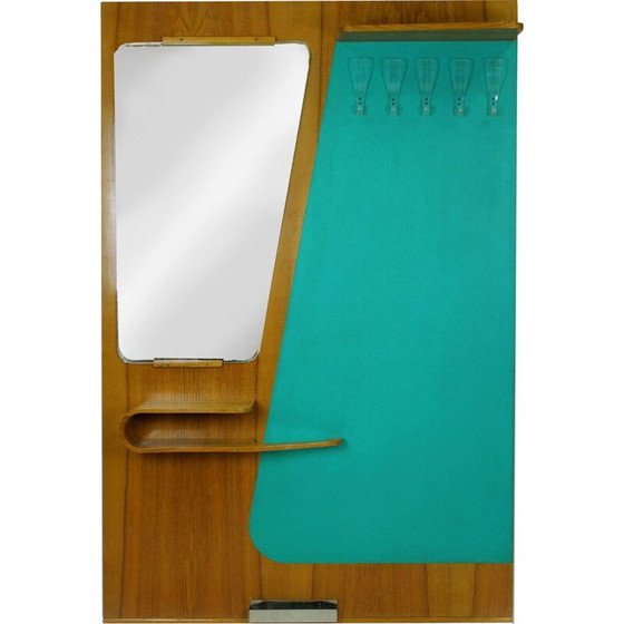 Image 1 of Mid-Century Coat Rack with Mirror from Kovo-Drevo, 1965