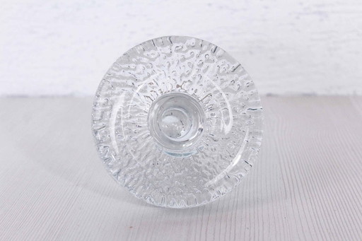 Scandinavian Glass candlestick