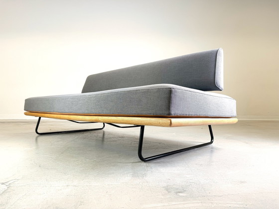 Image 1 of Mid - Century Sofa Daybed Rolf Grunow Couch Knoll Beech