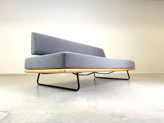 Image 1 of Mid - Century Sofa Daybed Rolf Grunow Couch Knoll Beech