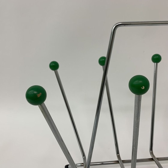 Image 1 of Vintage atomic Sputnik space age magazine rack, 1970