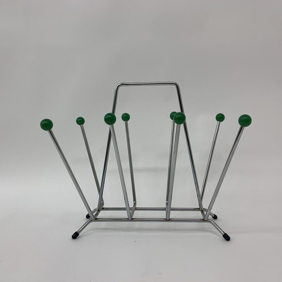Image 1 of Vintage atomic Sputnik space age magazine rack, 1970